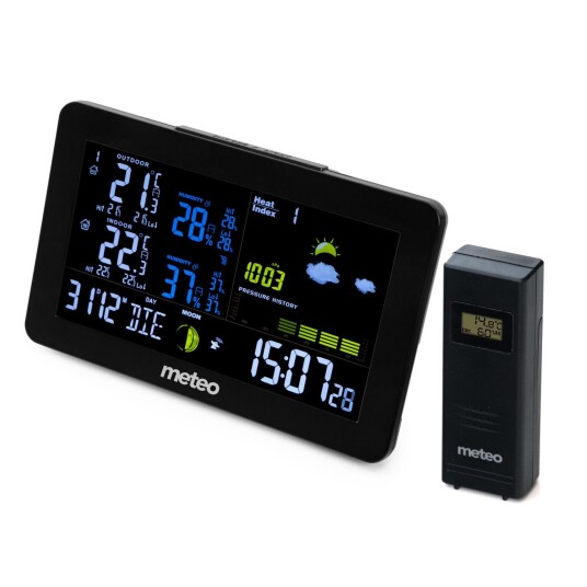 Selgro Værstasjon METEO SP99 LCD VA Svart Selgro Værstasjon METEO SP99 LCD VA Svart