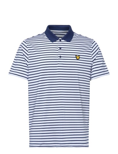 Lyle & Scott Golf Striped Polo Navy L Lyle & Scott Golf Striped Polo Navy L