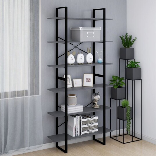 vidaXL H?yskap gr? 100x30x210 cm heltre furu vidaXL H?yskap gr? 100x30x210 cm heltre furu