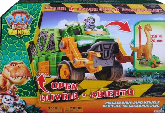 Paw Patrol Lekebil Megasaurus Dino Kjøretøy Dino-Filmen Paw Patrol Onesize Bil Beige Brun Grønn Oransje Paw Patrol Lekebil Megasaurus Dino Kjøretøy Dino-Filmen Paw Patrol Onesize Bil Beige Brun Grønn Oransje