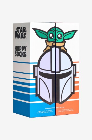 Happy Socks Sokker STAR WARS™ Mandalorian 6 pakning Blå
