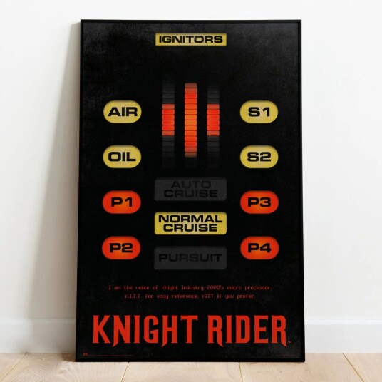 Knight Rider Plakat - 91,5 x 61 cm Knight Rider Plakat - 91,5 x 61 cm