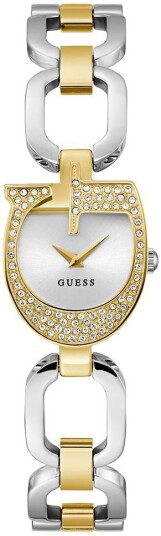 Guess Dameklokke GW0683L6 Gia Sølvfarget/Gulltonet stål