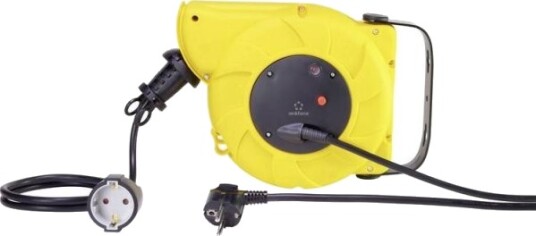 Renkforce Rf 3349118 Kabeltrommel 9 M Svart Vinkel Jordet Kontakt Renkforce Rf 3349118 Kabeltrommel 9 M Svart Vinkel Jordet Kontakt