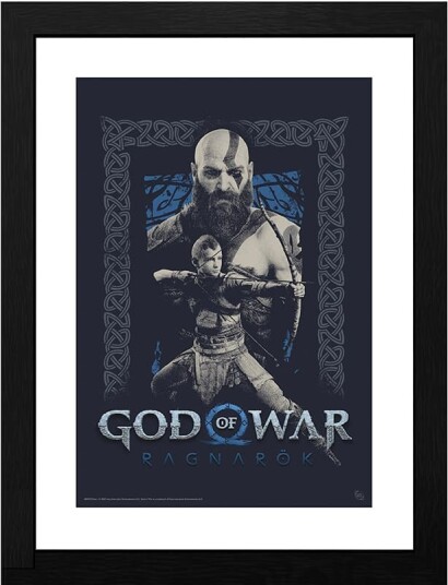 GB Eye God of War plakat Kratos and Atreus