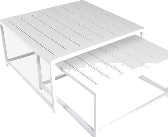 FritabSatsbord Easy 60 x 60 x 31 cm 70 x 70 x 36 cmHvitSofabord