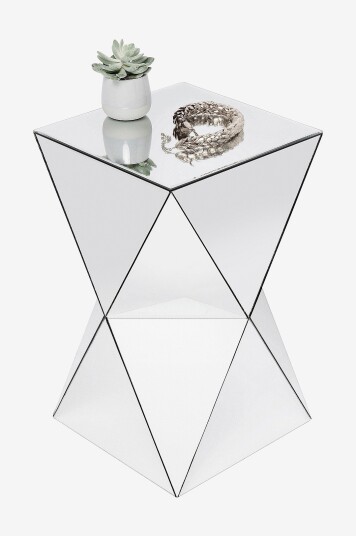 KARE Design   Sidebord Lyx Triangel   Transparent