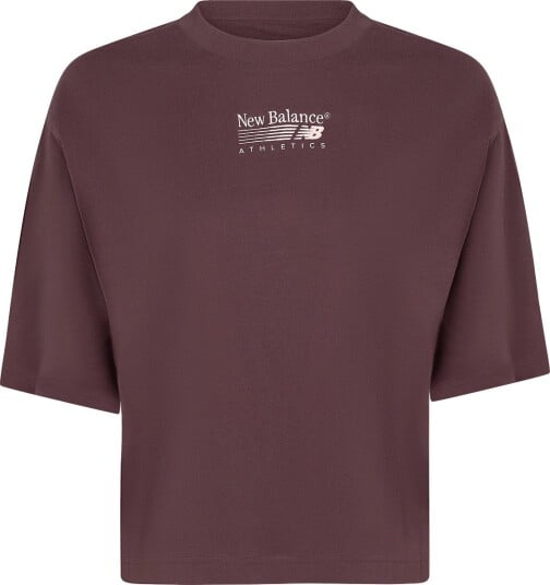 New Balance Trackside Relaxed T Shirt CHERRY LEATHER M New Balance Trackside Relaxed T Shirt CHERRY LEATHER M