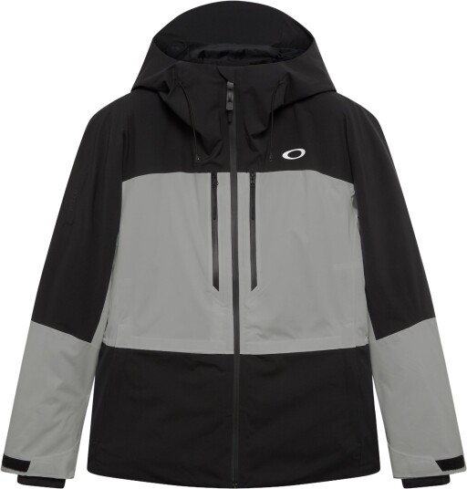 Oakley Women's Canopy Pro Insulated Jacket Pitch Black/cement L