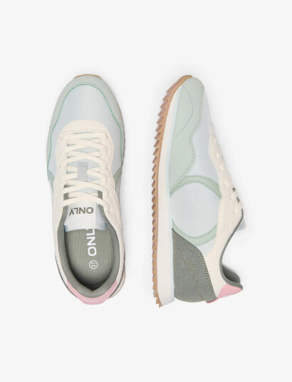 ONLY Onlbrenna Nylon Sneaker   Green   38