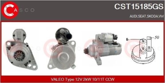 Starter CASCO CST15185GS