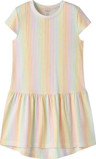Name It Kjole NkfVigga Bright White/Cool Stripe Name It 14 år (164) Kjole
