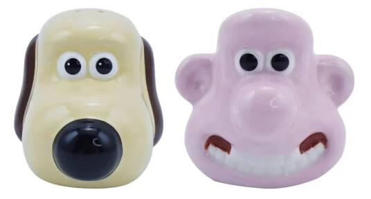 Wallace and Gromit Salt og Pepperbøsse