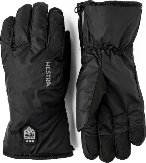 Hestra Heated Liner 5 finger Black 6 Hestra Heated Liner 5 finger Black 6