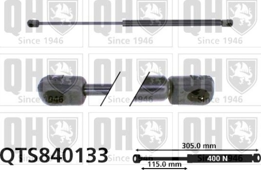 QUINTON HAZELL QTS840133 Baklukedemper
