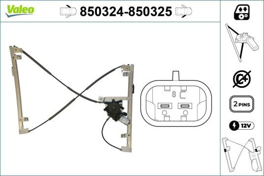 Vindusheis VALEO 850324