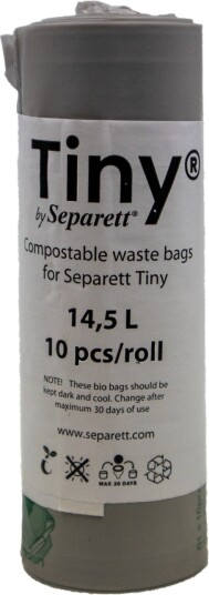 Separett Tiny 1337-01 Kompostpose til Tiny, 10 stk, Baderom