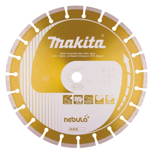 Makita Nebula 350mm Diamantkappeskive for Betong og Murstein B-54053