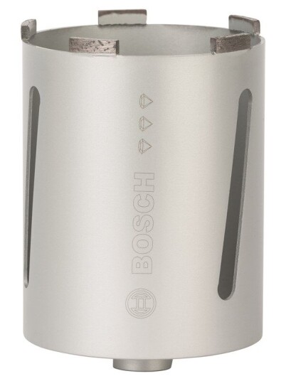 Bosch Diamanttørrborkrone G 1/2" 117 mm, 150 mm, 6 segmenter, 7 mm Bosch Diamanttørrborkrone G 1/2" 117 mm, 150 mm, 6 segmenter, 7 mm