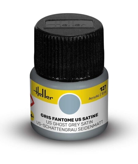 Heller Akryl No 127 US Ghost Grey Satin 12ml