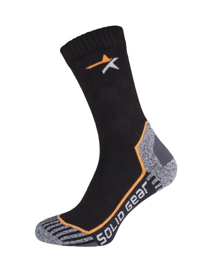 Solid Gear Active Sock Strømpe svart 3-pakning 47-49 