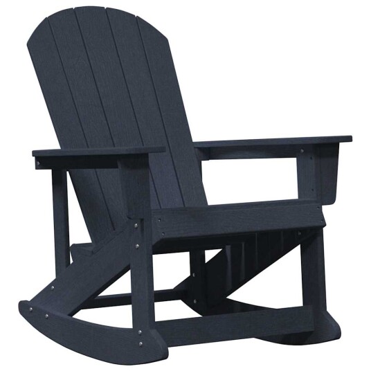 Hage lounge sett 3 pcs Marineblå Standard 38 x 38 x 46 cm HDPE