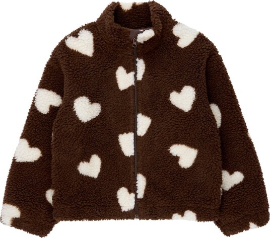The New Tnunita Os Teddy Jacket   Brown   122/128