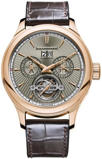 Chopard Herreklokke 161925 5002 L.U.C Grå/Lær Ø46 mm