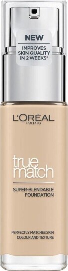 L'Oréal Paris True Match Foundation - 1.N Ivory Makeup Foundation Makeup Skjønnhet