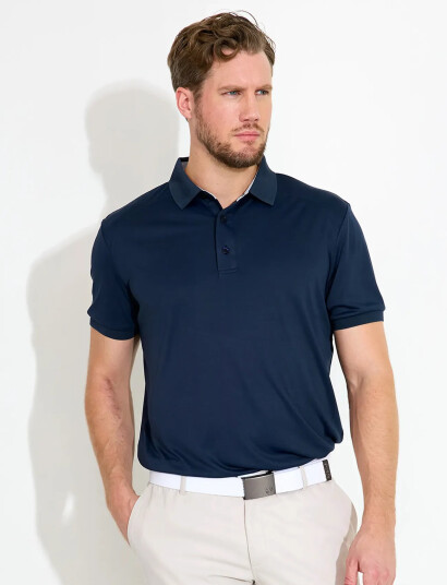 Abacus Mens Hammel Recycled Polo - Navy - S