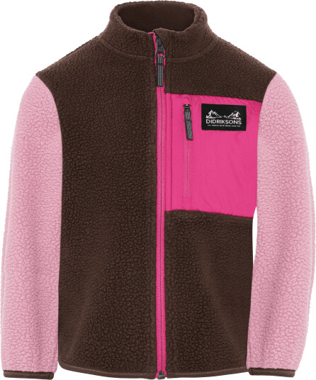 Didriksons Kids" Anten Full Zip Oyster Pink 130