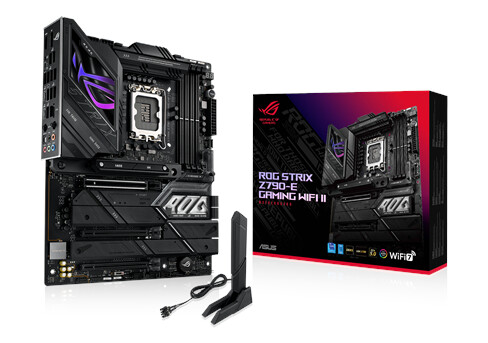 ASUS ROG STRIX Z790-E GAMING WIFI II Hovedkort - Intel Z790 - Intel LGA1700 socket - DDR5 RAM - ATX