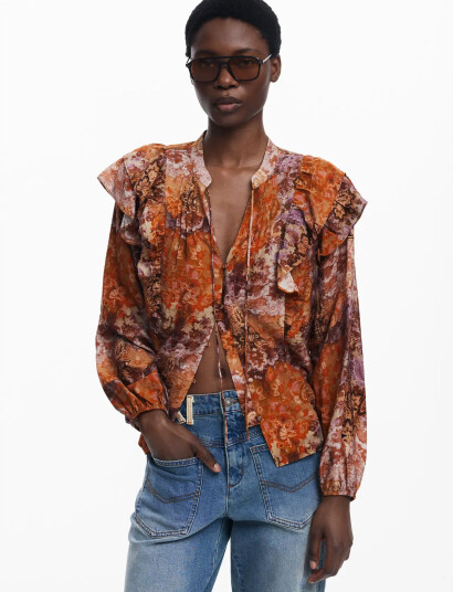 Desigual Romantica Orange S Desigual Romantica Orange S