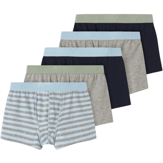 Name It Aquamarine Boxer 5 Pack Aquamarine Noos 122 128