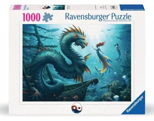 Ravensburger Puslespill 1000 Brikker Havfrue & Drage Ravensburger Puslespill 1000 Brikker Havfrue & Drage