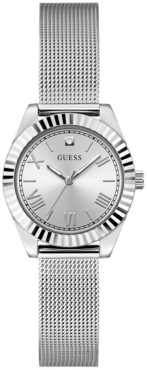 Guess Dameklokke GW0842L1 Mini Luna Sølvfarget/Stål Ø30 mm