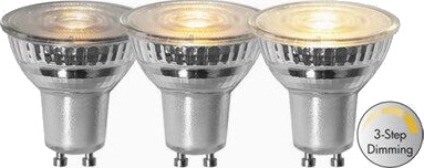 Star Trading LED-pære GU10 PAR16 3-trinns dimring 4,4W/2700K (50W) Star Trading LED-pære GU10 PAR16 3-trinns dimring 4,4W/2700K (50W)