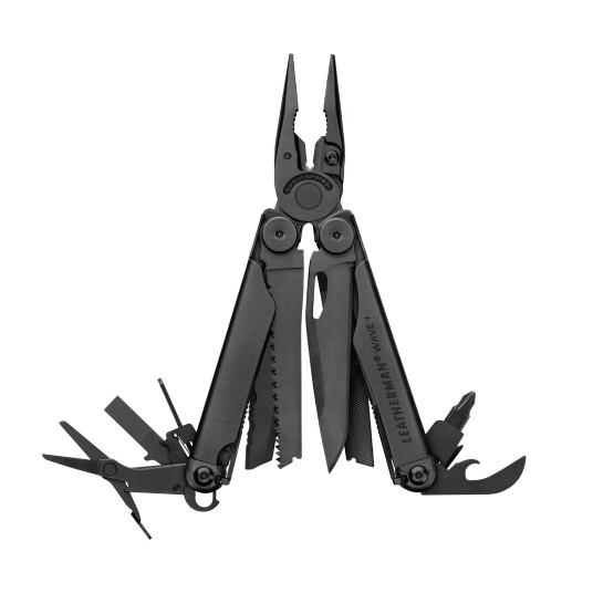 Leatherman Wave+ Multiverktøy 18 Funksjoner Rustfritt Stål Sort Leatherman Wave+ Multiverktøy 18 Funksjoner Rustfritt Stål Sort