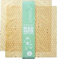 Gjenbrukbart matpapir fra Wrappy store ark – 2 stk.