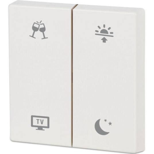 xComfort Glanset vippe hvit dbl, Morg/Kveld/Stemn/Middag - 1408991