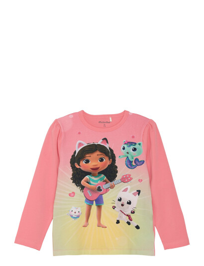 Minymo T Shirt Ls Coral 110 Minymo T Shirt Ls Coral 110