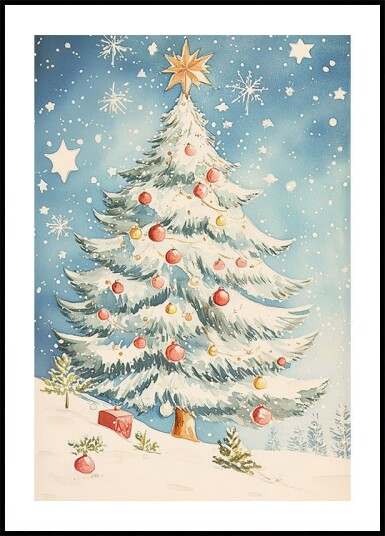 Christmas Tree I Plakat Plakat / 30x40cm