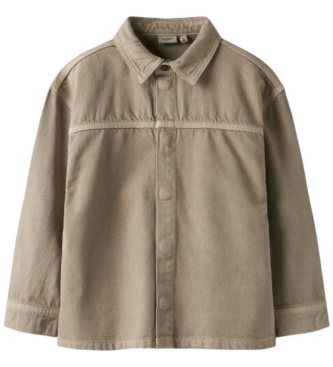 Name It NkmBobby Langermet Denimskjorte Beige 134 Name It NkmBobby Langermet Denimskjorte Beige 134