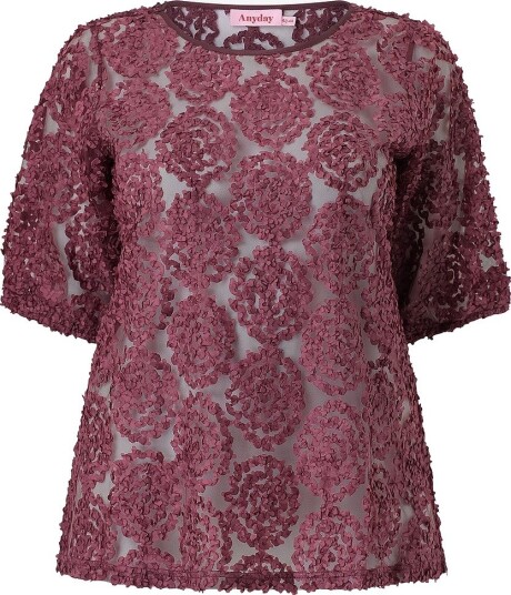 Anyday - Bluse Any- Hella 467 - T-shirt - Rød