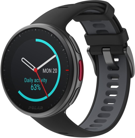 Polar Vantage V2 Blk multisportsklokke med GPS og pulsmåling unisex M/L BLACK