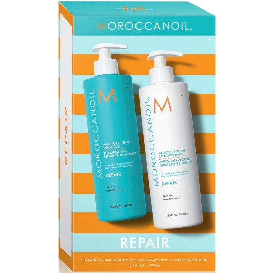 Moroccanoil Repair Shampoo & Conditioner Duo + High Shine Gloss Mask 15ml