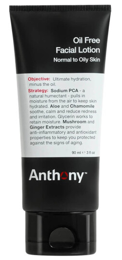 Anthony Oil-Free Ansiktskrem for Herre 90 ml - Mattende og Fuktighetsgivende