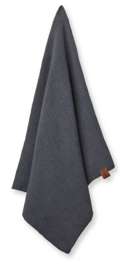 Humdakin Knitted kjøkkenhåndkle 45 x 70 cm Dark ash