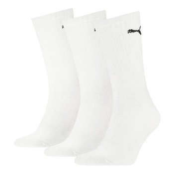 Puma Strømper 3P Sport Crew Socks Hvit Str 47/49