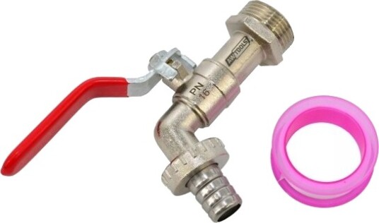 Awtools Kran Og Hageslange S/Sink-Nikkel 3/4" Gz 1"